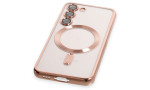 Newface Samsung Galaxy S23 Kılıf Kross Magneticsafe Kapak - Rose