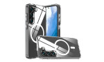 Newface Samsung Galaxy S23 Kılıf Magneticsafe Şeffaf Silikon - Şeffaf