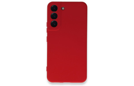 Newface Samsung Galaxy S23 Kılıf Nano içi Kadife Silikon - Kırmızı