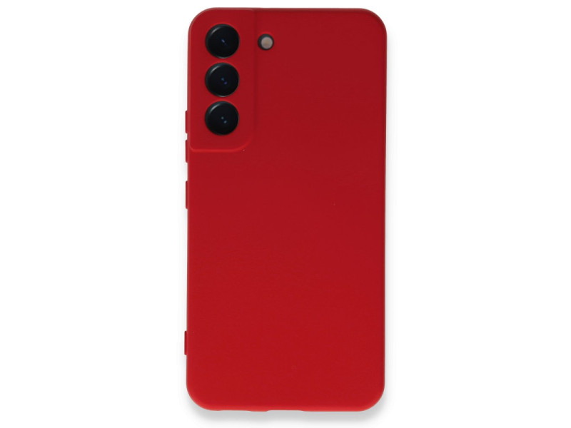 Newface Samsung Galaxy S23 Kılıf Nano içi Kadife Silikon - Kırmızı