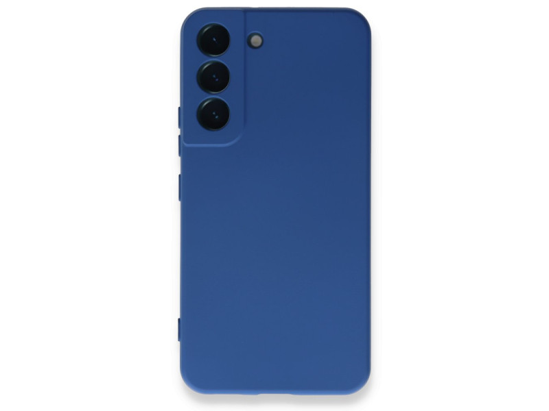 Newface Samsung Galaxy S23 Kılıf Nano içi Kadife Silikon - Mavi