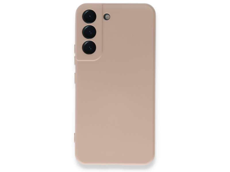 Newface Samsung Galaxy S23 Kılıf Nano içi Kadife Silikon - Pudra