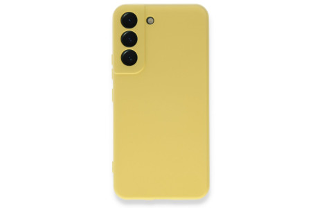 Newface Samsung Galaxy S23 Kılıf Nano içi Kadife Silikon - Sarı