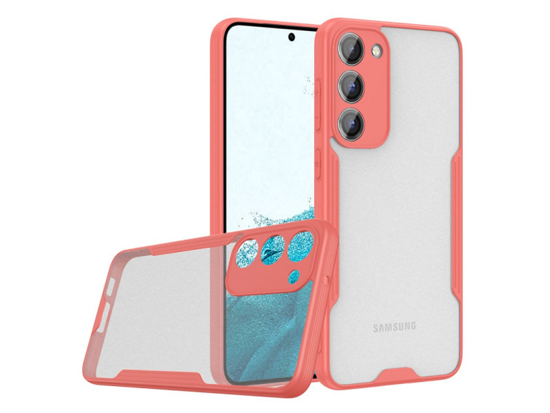Newface Samsung Galaxy S23 Kılıf Platin Silikon - Pembe