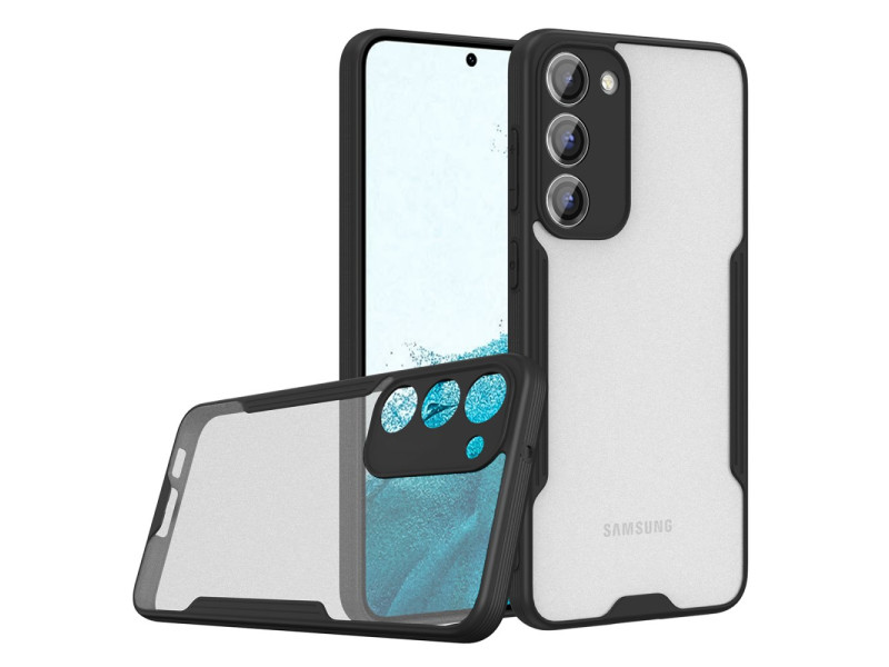 Newface Samsung Galaxy S23 Kılıf Platin Silikon - Siyah