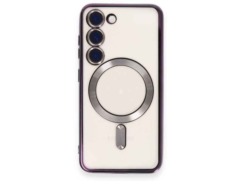 Newface Samsung Galaxy S23 Plus Kılıf Kross Magneticsafe Kapak - Mor