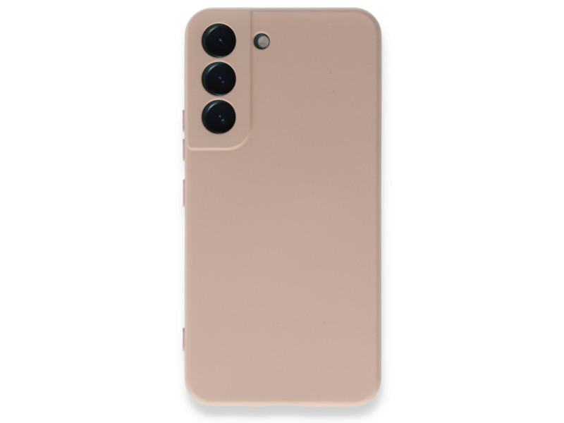 Newface Samsung Galaxy S23 Plus Kılıf Nano içi Kadife Silikon - Pudra