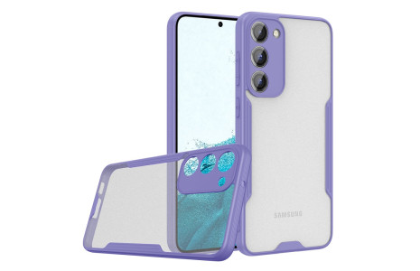 Newface Samsung Galaxy S23 Plus Kılıf Platin Silikon - Lila