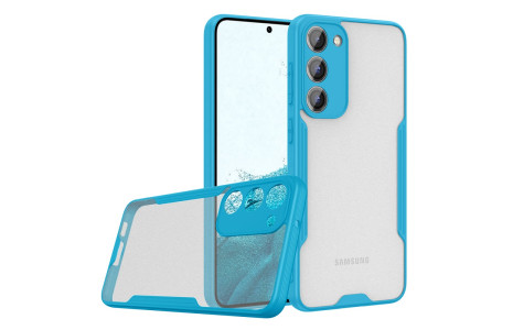 Newface Samsung Galaxy S23 Plus Kılıf Platin Silikon - Mavi