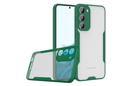 Newface Samsung Galaxy S23 Plus Kılıf Platin Silikon - Yeşil