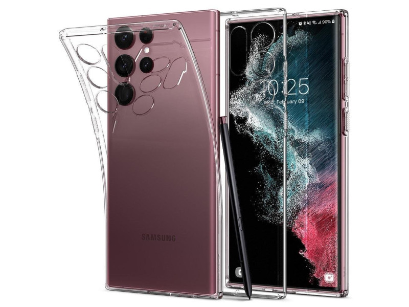 Newface Samsung Galaxy S23 Ultra Kılıf Lüx Şeffaf Silikon
