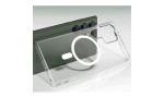 Newface Samsung Galaxy S23 Ultra Kılıf Magneticsafe Şeffaf Silikon - Şeffaf