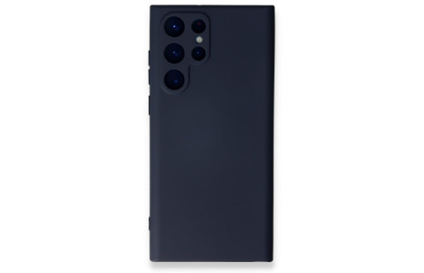 Newface Samsung Galaxy S23 Ultra Kılıf Nano içi Kadife Silikon - Lacivert