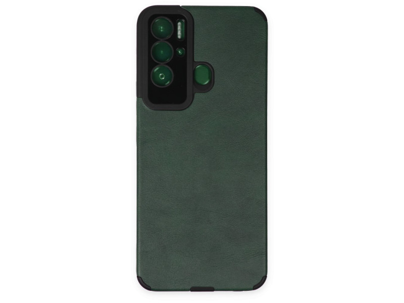 Newface Tecno Pova Neo Kılıf Loop Deri Silikon - Yeşil