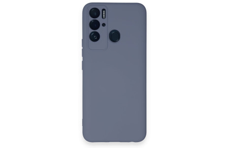 Newface Tecno Pova Neo Kılıf Nano içi Kadife Silikon - Gri