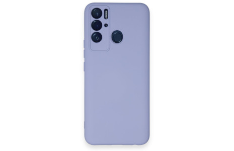 Newface Tecno Pova Neo Kılıf Nano içi Kadife Silikon - Lila