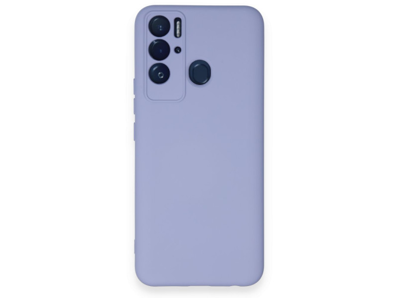 Newface Tecno Pova Neo Kılıf Nano içi Kadife Silikon - Lila