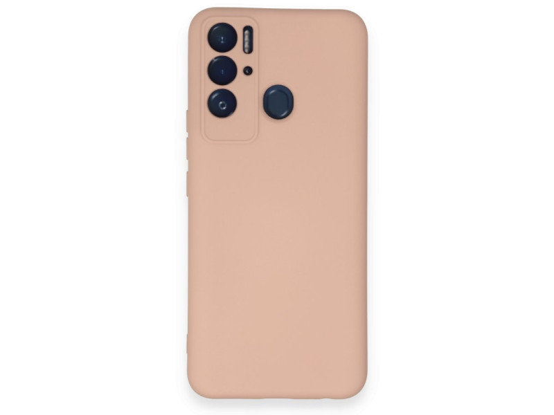 Newface Tecno Pova Neo Kılıf Nano içi Kadife Silikon - Pudra