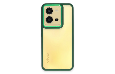 Newface Vivo V25 5G Kılıf Dora Kapak - Haki Yeşil