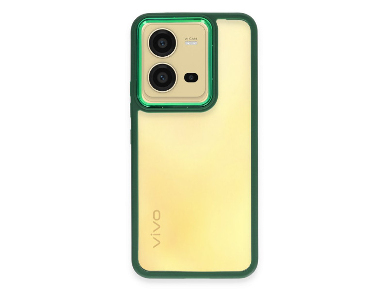 Newface Vivo V25 5G Kılıf Dora Kapak - Haki Yeşil