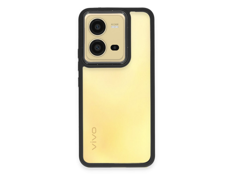 Newface Vivo V25 5G Kılıf Dora Kapak - Siyah