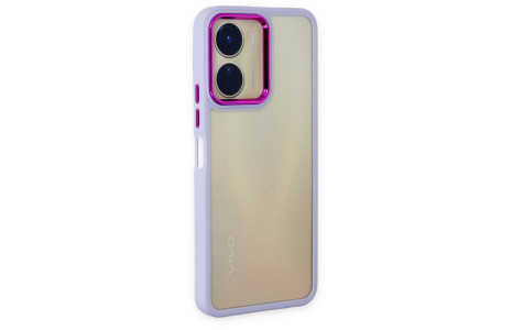 Newface Vivo Y16 Kılıf Dora Kapak - Lila