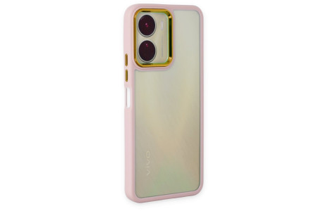 Newface Vivo Y16 Kılıf Dora Kapak - Pudra