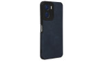 Newface Vivo Y16 Kılıf Loop Deri Silikon - Lacivert