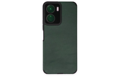 Newface Vivo Y16 Kılıf Loop Deri Silikon - Yeşil