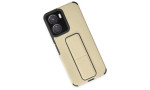 Newface Vivo Y16 Kılıf Mega Standlı Silikon - Gold