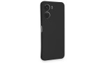 Newface Vivo Y16 Kılıf Nano içi Kadife Silikon - Siyah
