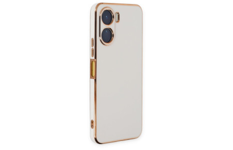 Newface Vivo Y16 Kılıf Volet Silikon - Beyaz