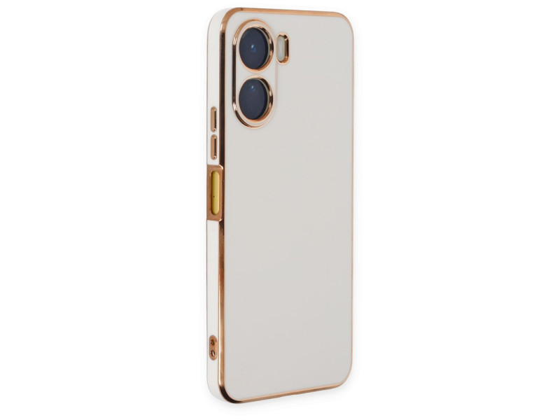 Newface Vivo Y16 Kılıf Volet Silikon - Beyaz