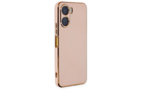 Newface Vivo Y16 Kılıf Volet Silikon - Pembe