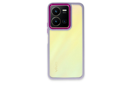 Newface Vivo Y22S Kılıf Dora Kapak - Lila