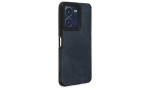 Newface Vivo Y22S Kılıf Loop Deri Silikon - Lacivert