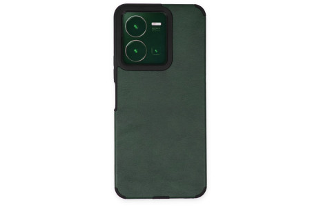 Newface Vivo Y22S Kılıf Loop Deri Silikon - Yeşil