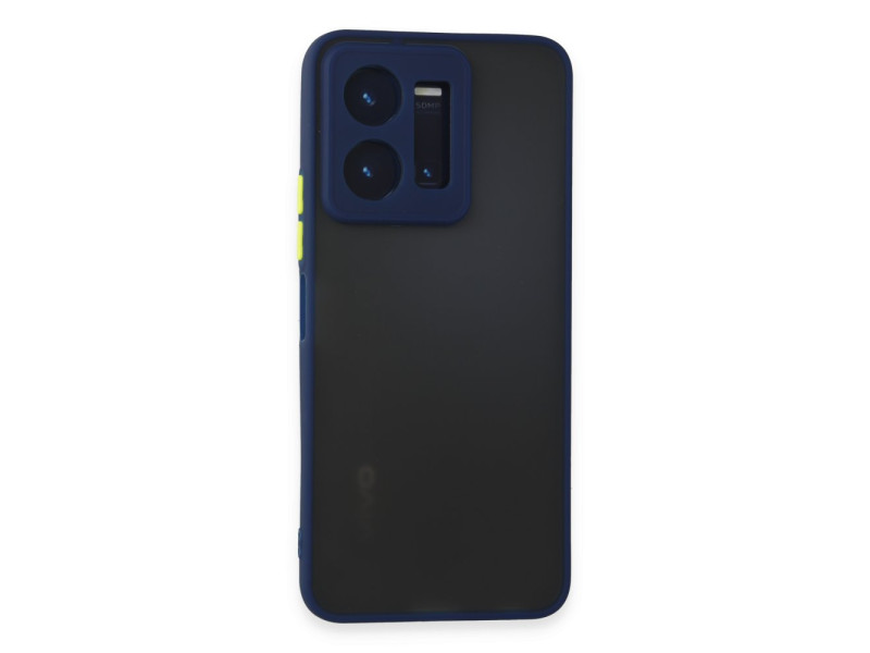 Newface Vivo Y22S Kılıf Montreal Silikon Kapak - Lacivert