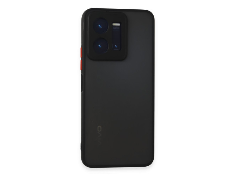 Newface Vivo Y22S Kılıf Montreal Silikon Kapak - Siyah