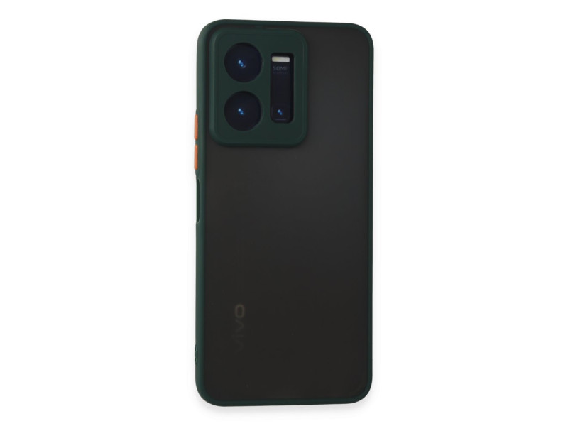 Newface Vivo Y22S Kılıf Montreal Silikon Kapak - Yeşil