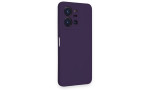 Newface Vivo Y22S Kılıf Nano içi Kadife Silikon - Mor