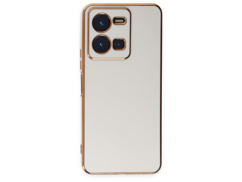 Newface Vivo Y22S Kılıf Volet Silikon - Beyaz