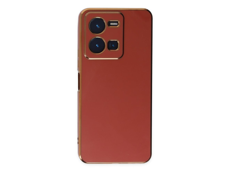 Newface Vivo Y22S Kılıf Volet Silikon - Kırmızı