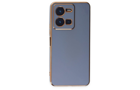 Newface Vivo Y22S Kılıf Volet Silikon - Mavi