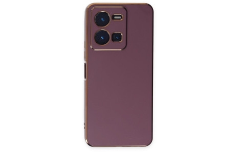 Newface Vivo Y22S Kılıf Volet Silikon - Mor