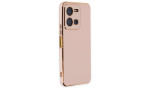 Newface Vivo Y22S Kılıf Volet Silikon - Pembe
