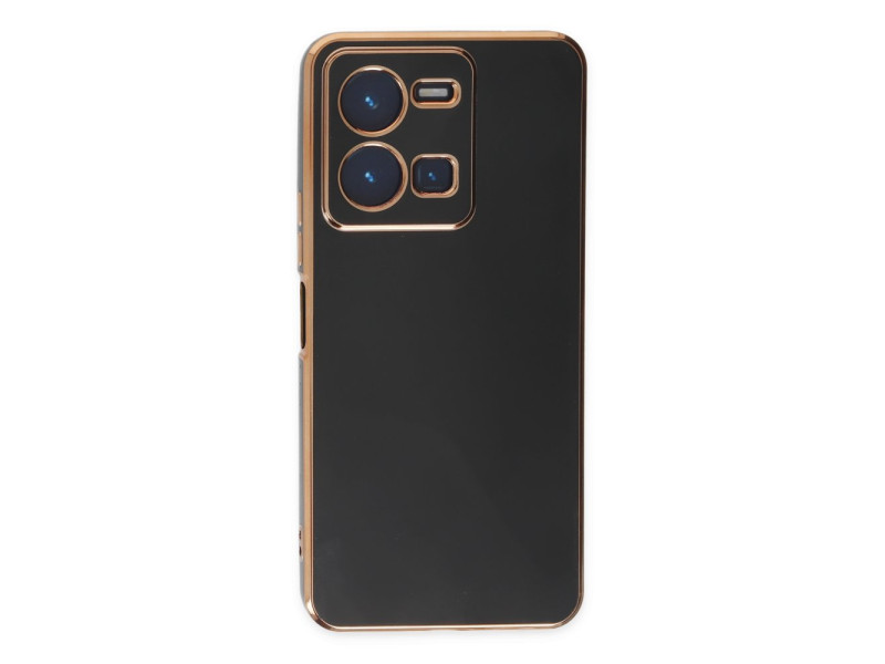 Newface Vivo Y22S Kılıf Volet Silikon - Siyah