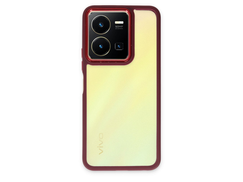 Newface Vivo Y35 Kılıf Dora Kapak - Kırmızı