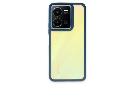 Newface Vivo Y35 Kılıf Dora Kapak - Mavi