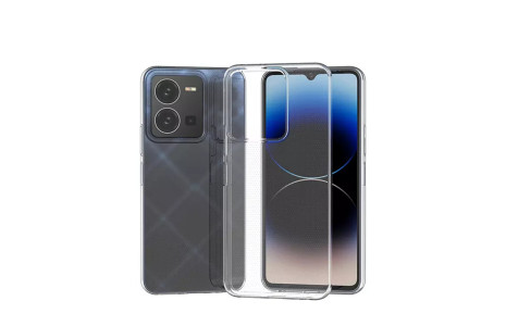 Newface Vivo Y35 Kılıf Lüx Şeffaf Silikon